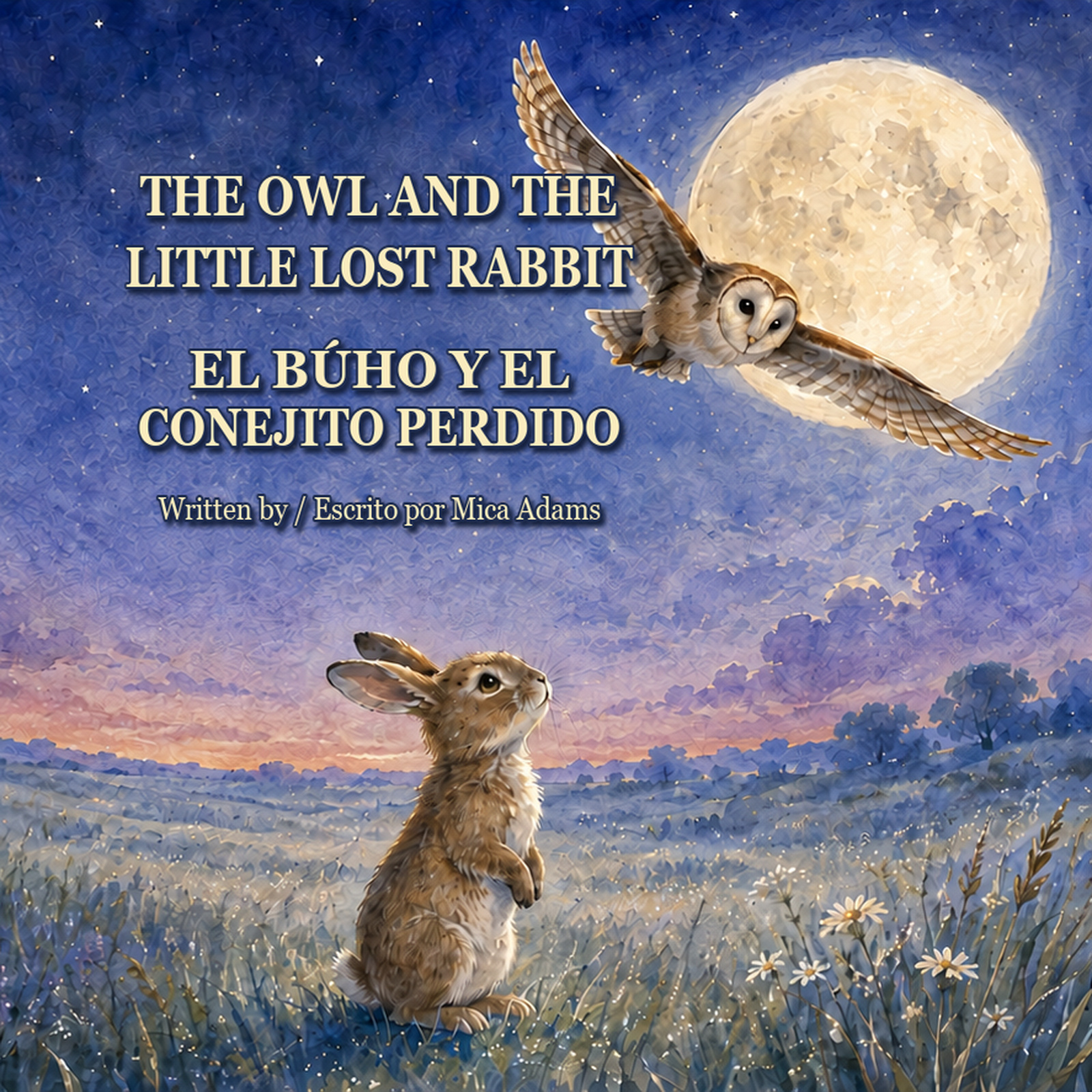 The Owl and the Little Lost Rabbit / El búho y el conejito perdido cover